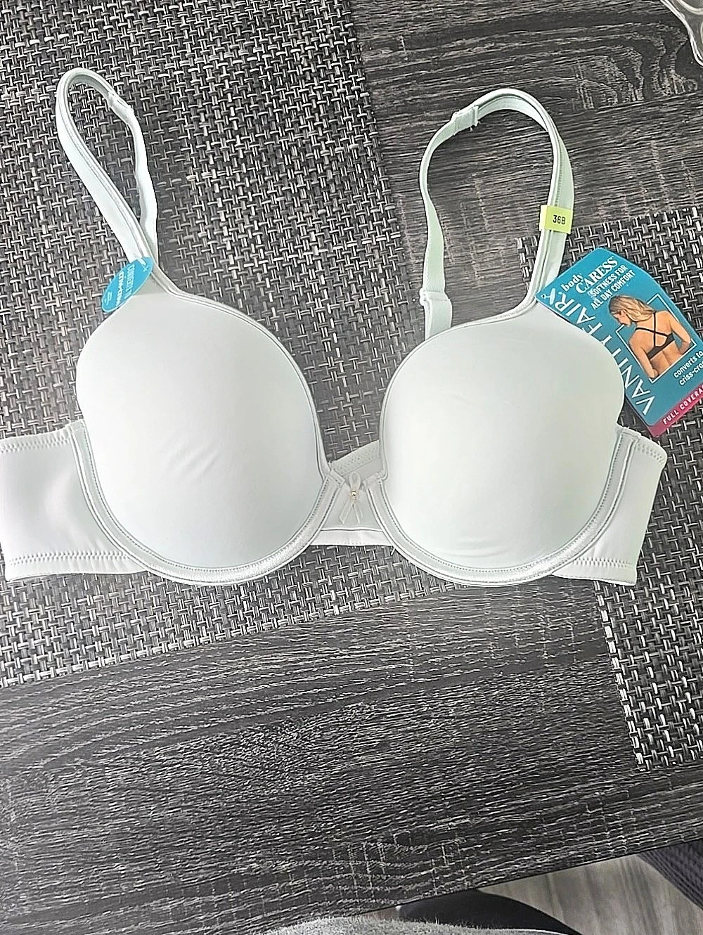 Vanity Fair Beauty Back Full Coverage Convertible  Bra Mint Green